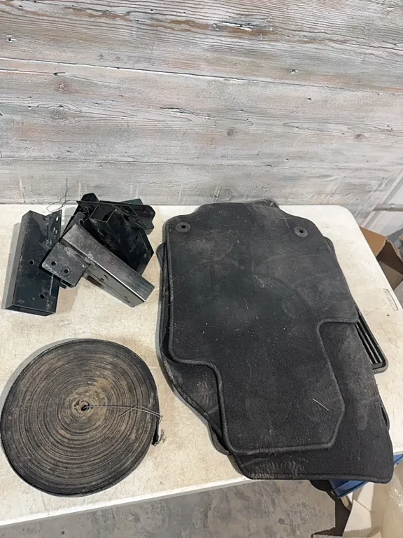 Floor mats, Cloth strapping and frame elevators