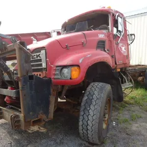 2005 Mack Granite CV713 Dump Truck Cab and Chassis with Wing