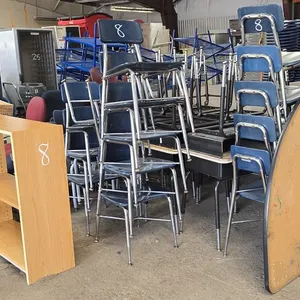 Lot of Assorted School Furniture