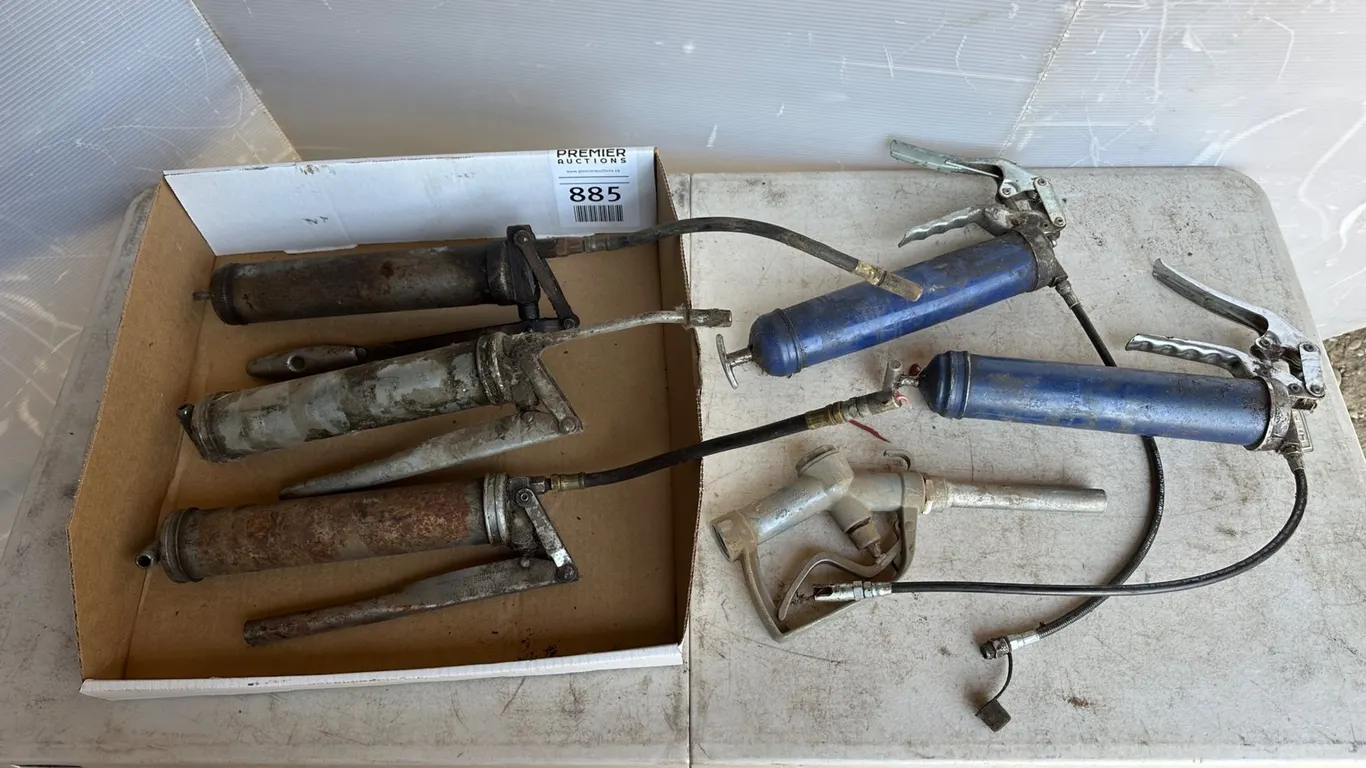 (5) Grease Guns
