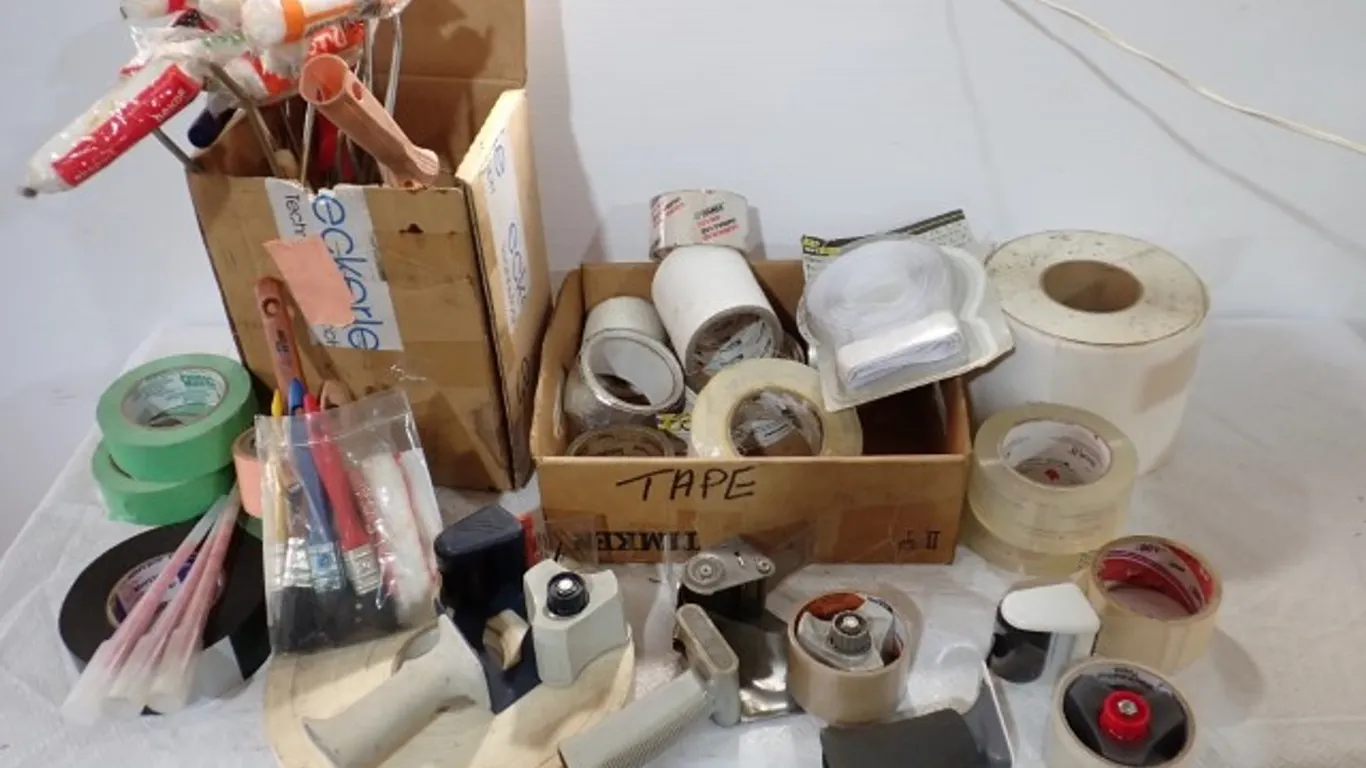 Paint Rollers, Tape Guns & Tape