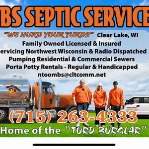 Toombs Septic Service Certificate for 1 Regular Porta Pottie Weekend Rental
