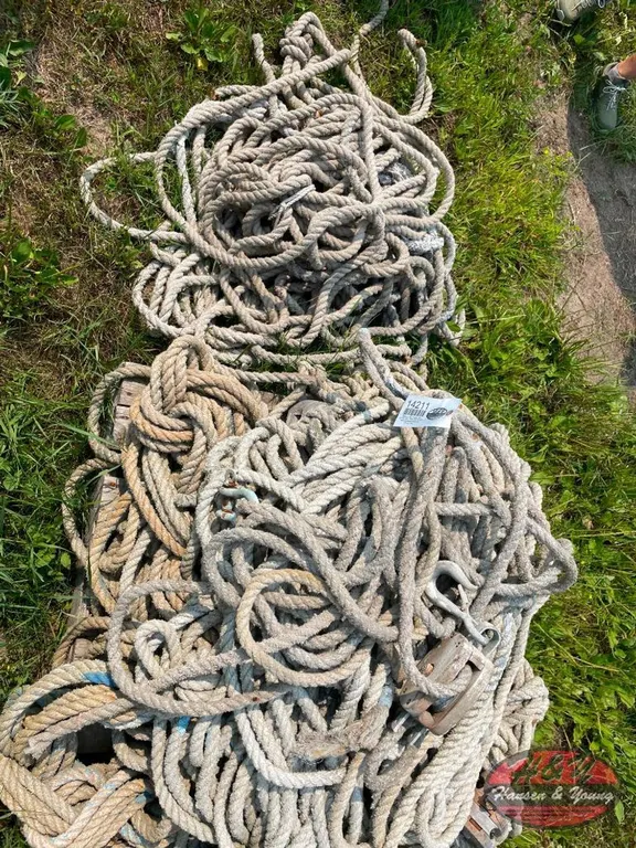 Pile of Rigging Ropes