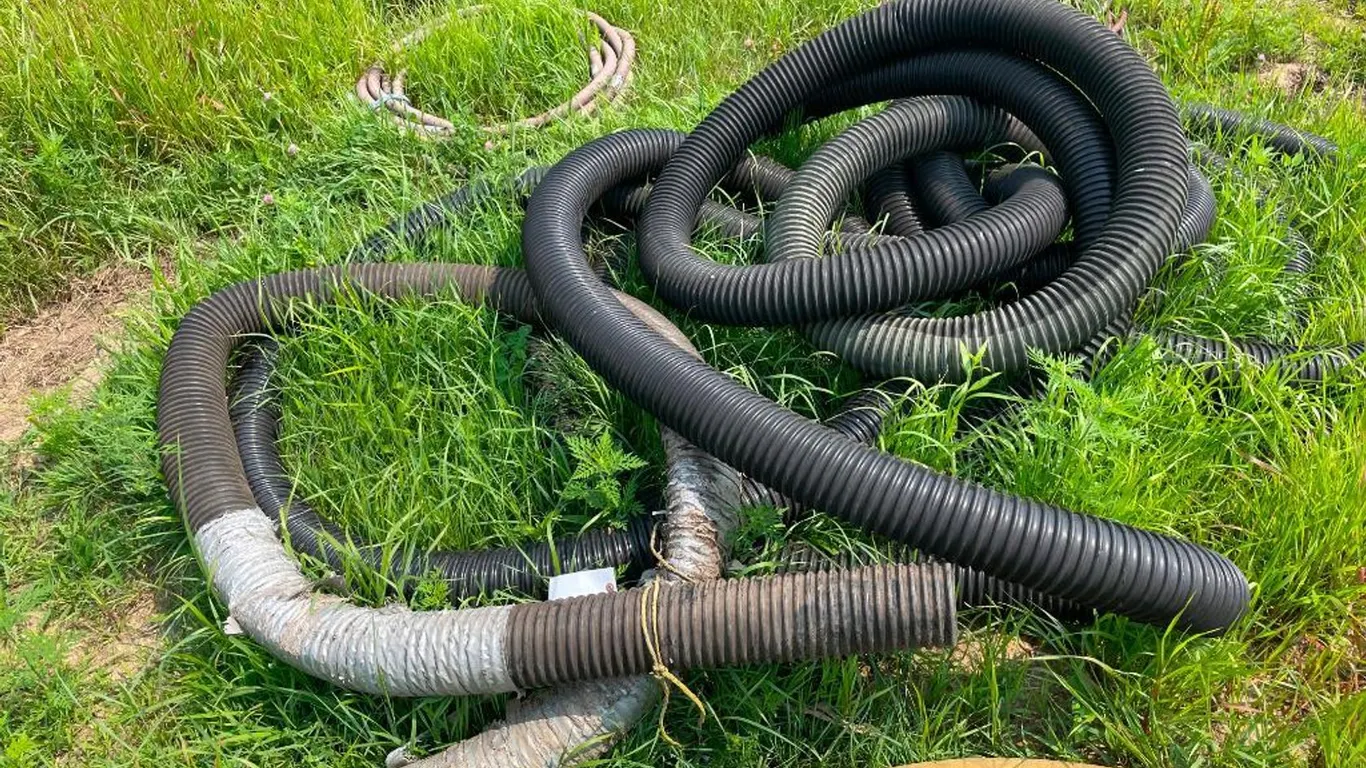 Black Corrugated Hose