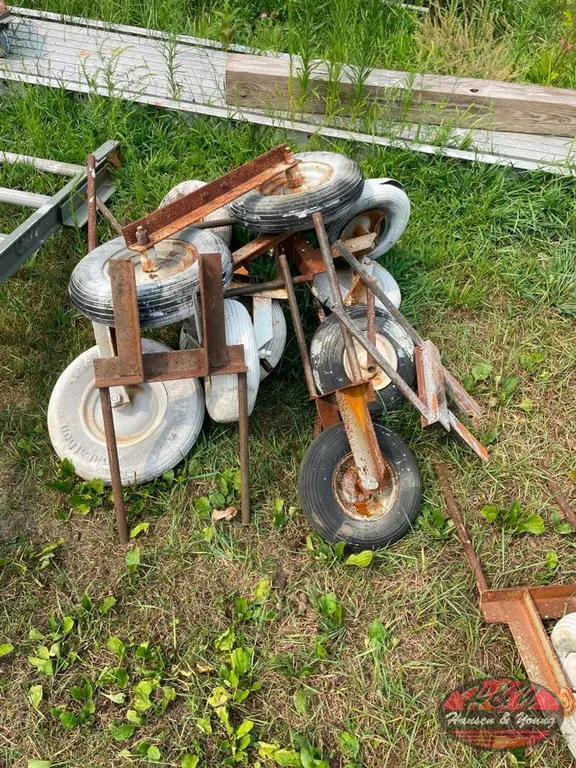 Pile of Wheels and Brackets
