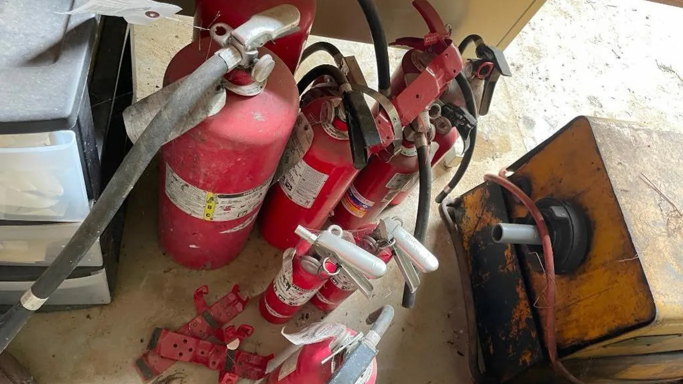 Assortment of Fire Extinguishers