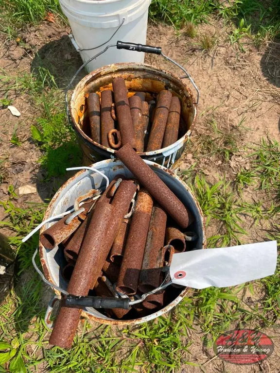 (2) Buckets of Slip Pipes