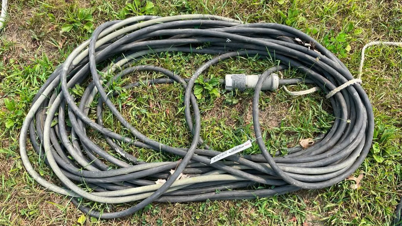 Pile of Heavy Duty Extension Cords
