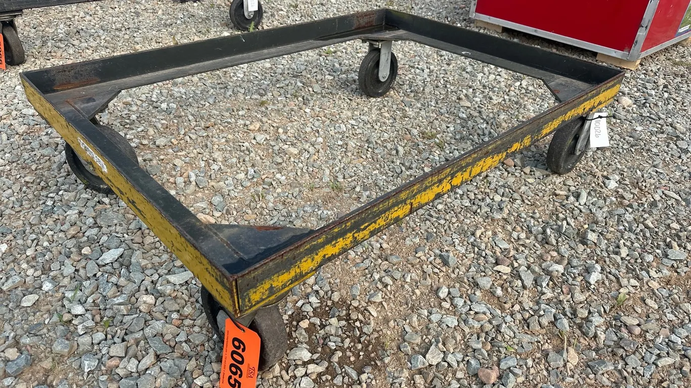 Approx 38"X54" Steel Rolling Cart