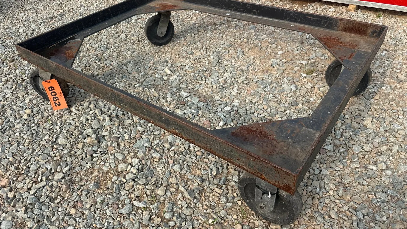 Approx 38"X54" Steel Rolling Cart
