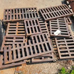 Pallet of Steel Grates