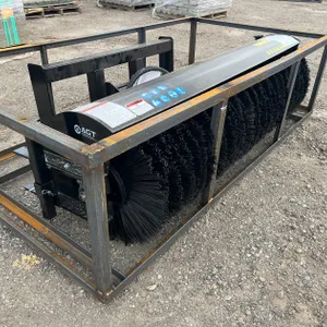 New 2026 Mower King SSAB72 Skid Steer Angle Broom