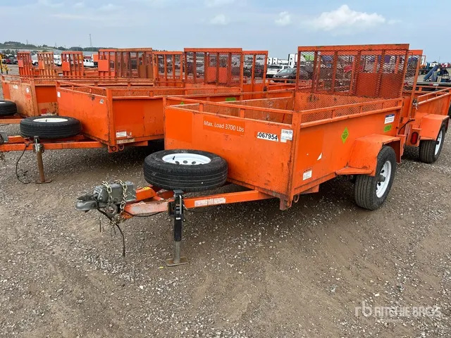 2021 Miska 8 ft S/A Utility Trailer