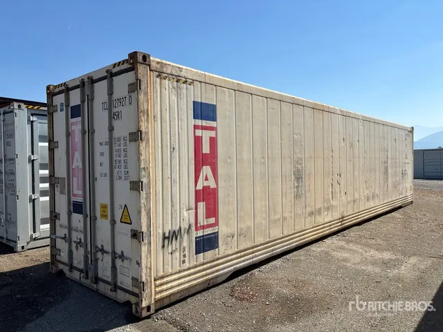 2013 40 ft High Cube Refrigerated Storage Container (Inoperable)