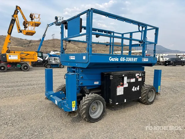 2016 Genie GS-3369RT 4x4 Diesel Scissor Lift