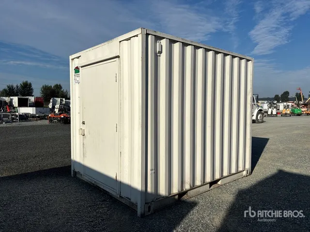 10 ft x 8 ft Skid-Mounted Containerized Mobile Office