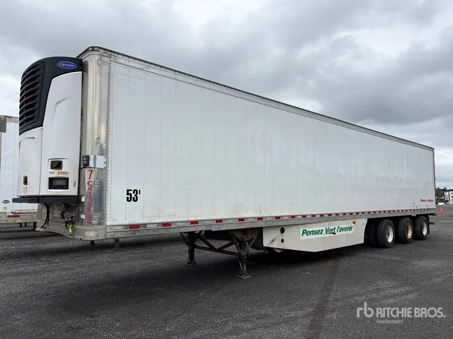 2015 Great Dane Everest 53 ft x 102 in Tri/A Refrigerated Trailer