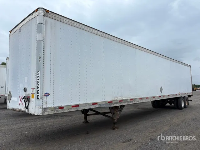 2002 Utility 53 ft x 102 in T/A Van Trailer