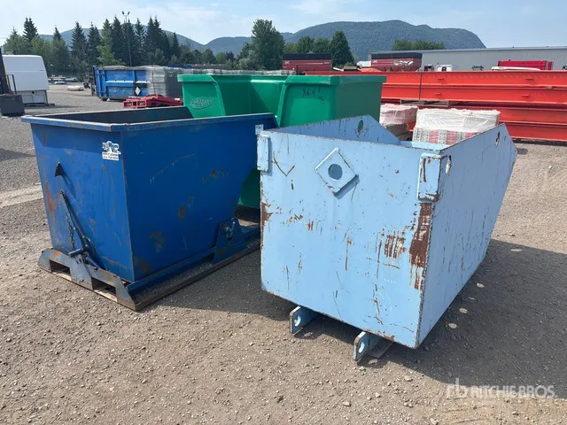 Quantity of (2) Self-Dumping Hopper