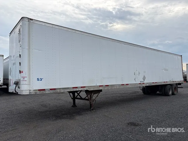 2007 Wabash 53 ft x 102 in T/A Van Trailer