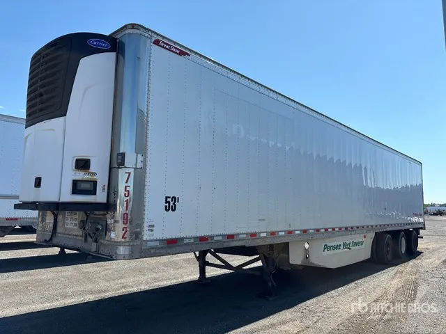 2015 Great Dane 53 ft x 102 in Tri/A Refrigerated Trailer