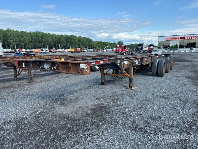1995 Tri/A Extendable Container Trailer