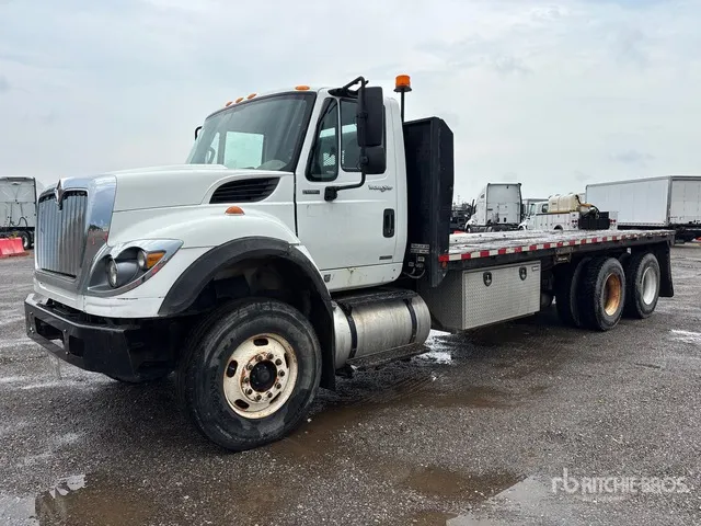 2012 International 7500 6x4 Flatbed Truck
