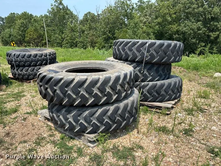(5) Michelin XGLA2 14.00R24 tires