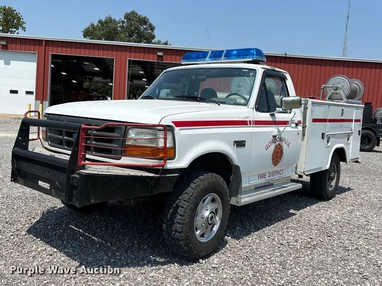 1997 Ford F250 utility bed pickup truck