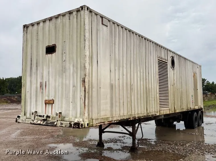 1981 Caterpillar 3508 generator trailer