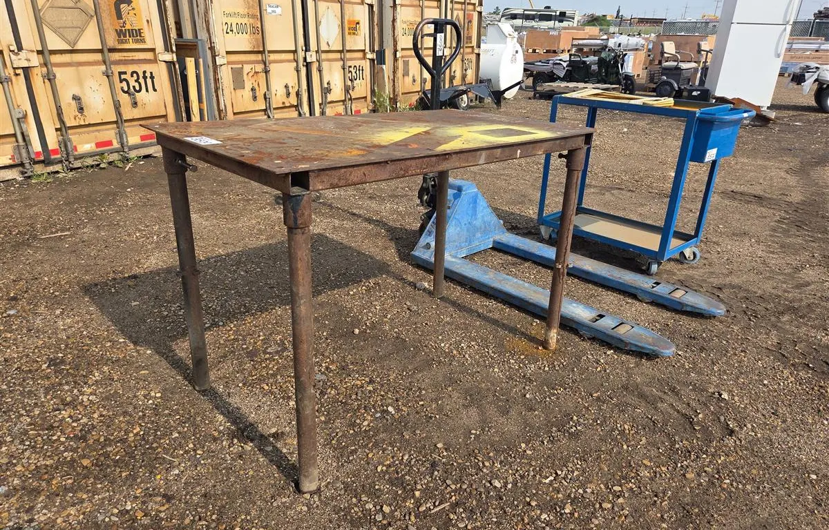 Steel Worktable, Utility Cart & Hand Pallet Jack
UNRESERVED