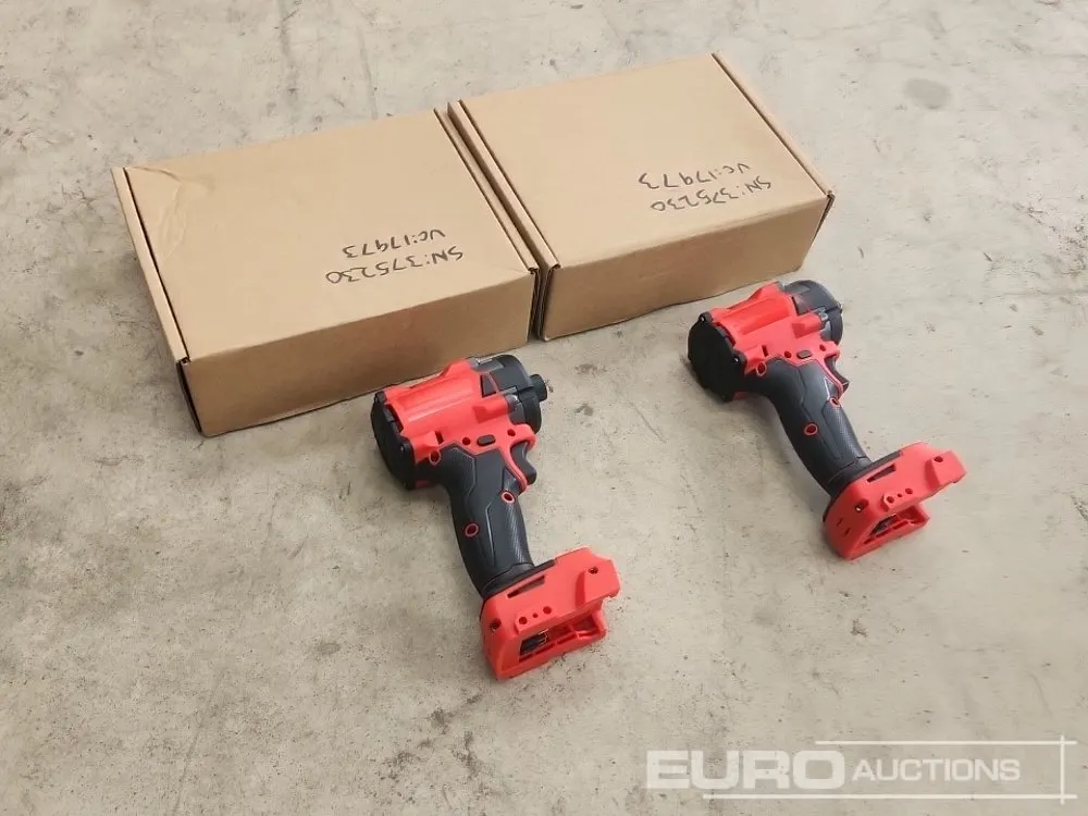 18 Volt Cordless 1/2" Brushless Impact Wrench & Impact Driver (2 Units/Bodies Only)