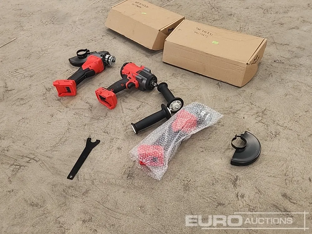 18 Volt Cordless 3/4" Brushless Impact Wrench & 18 Volt Angle Grinder(3 of/Bodies Only)