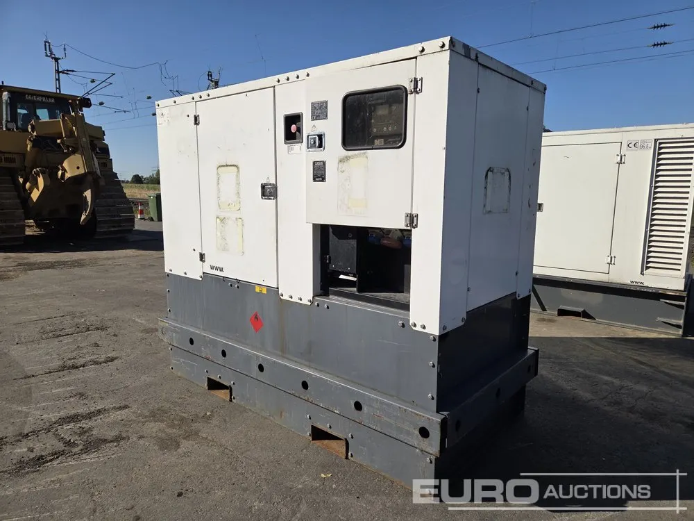 Aggreko 30kVA Static Genarator, John Deere Diesel Engine