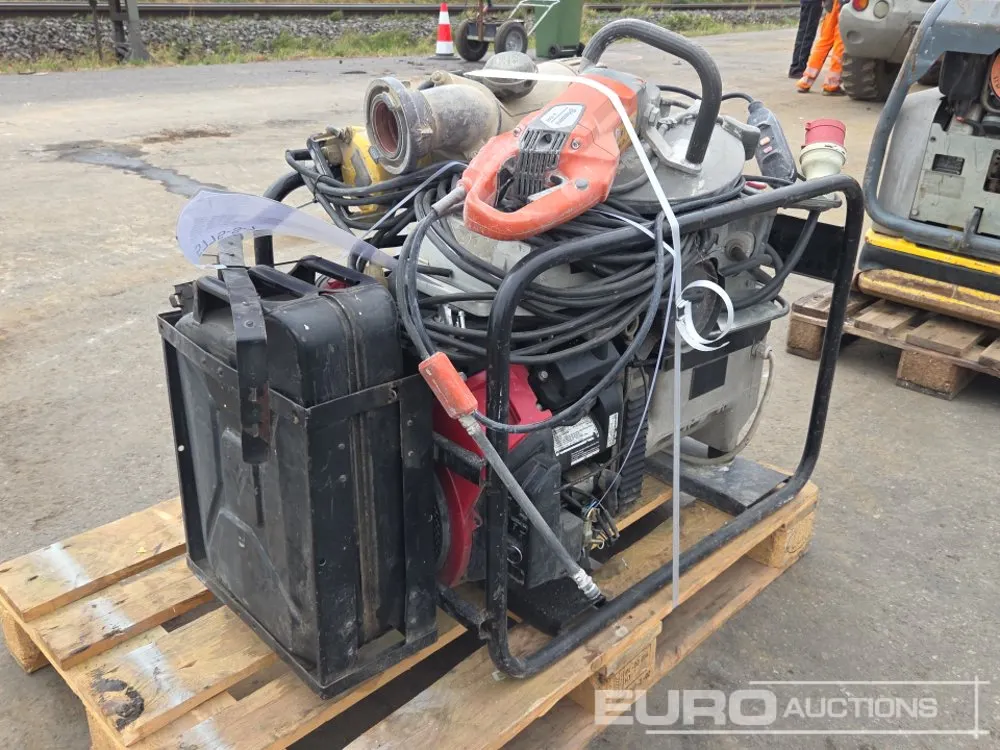 Pallet of Assorted Tools, Pump, EP135000TE Generator