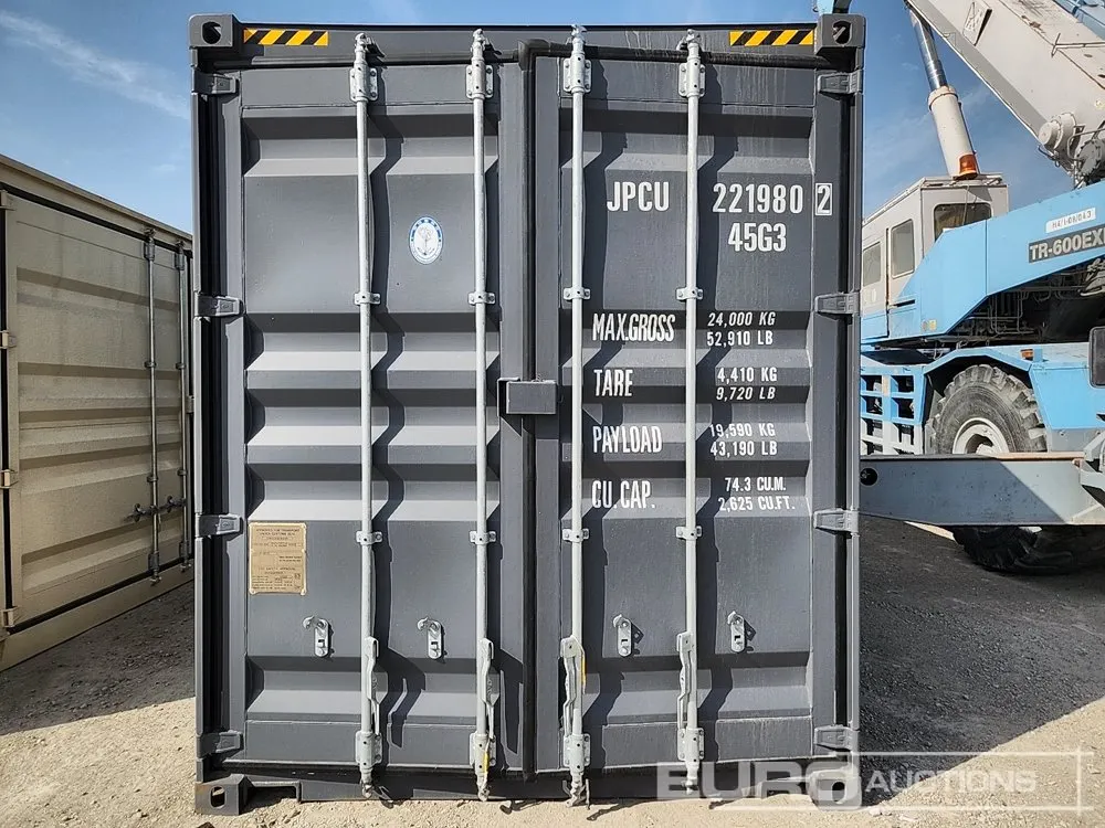 2025 40' HC Container, 4 Side Doors, One End Door (GCC DUTIES NOT PAID)