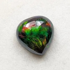 *^1.92 ct Certified Black Opal gemstone ($4,800 Appraisal)