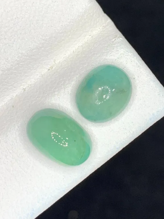 *^4.75 ct Certified Rare - Grandidierite gemstone Pair ($4,037 Appraisal)