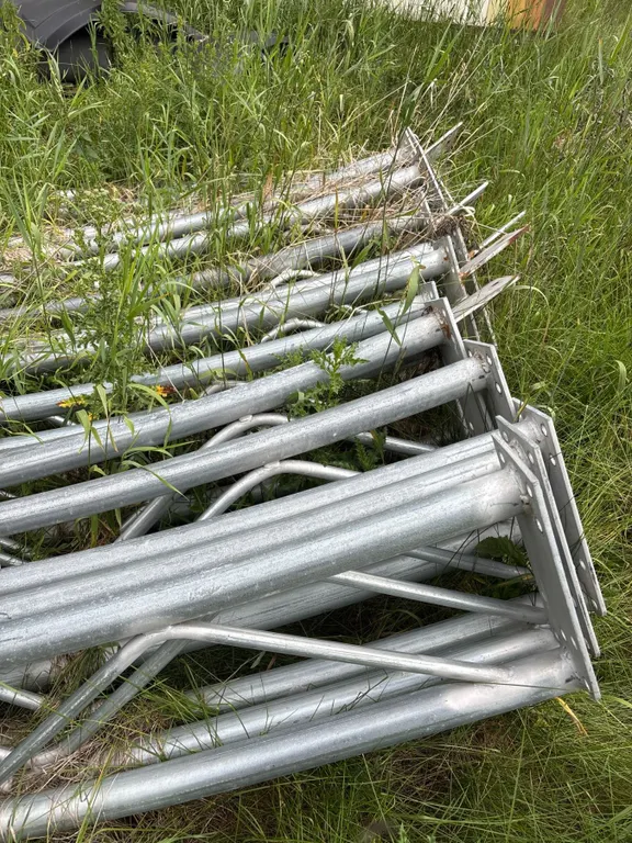16 Aluminum Quonset Structure Pieces