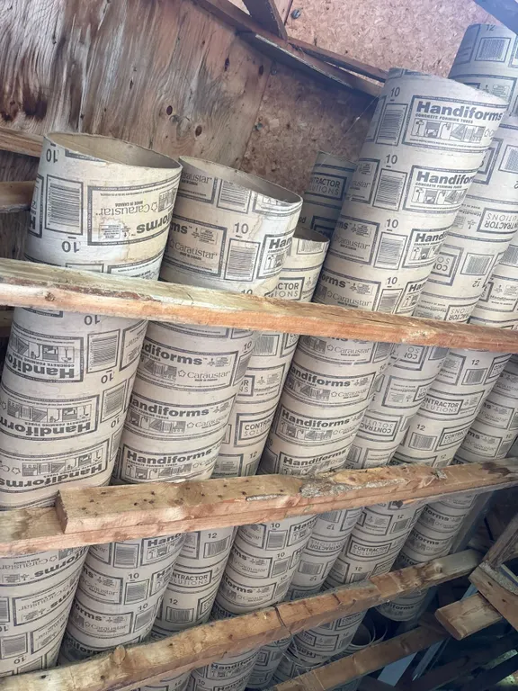 Handiforms Concrete Forming Tubes Lot