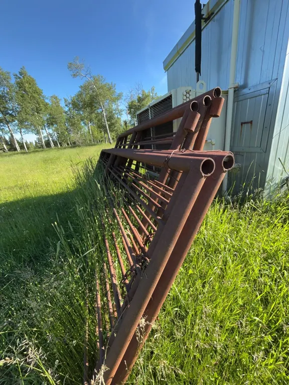 Eight Steel Livestock Gates