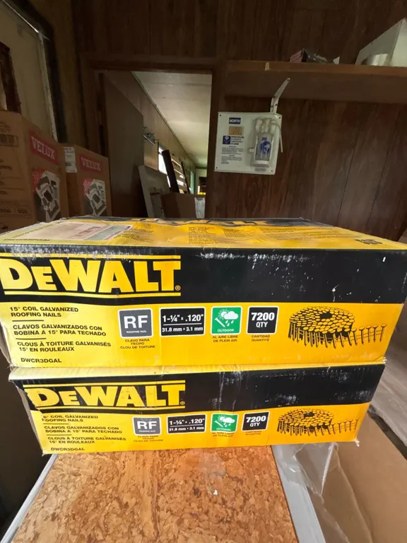 DEWALT 15° Coil Galvanized Roofing Nails