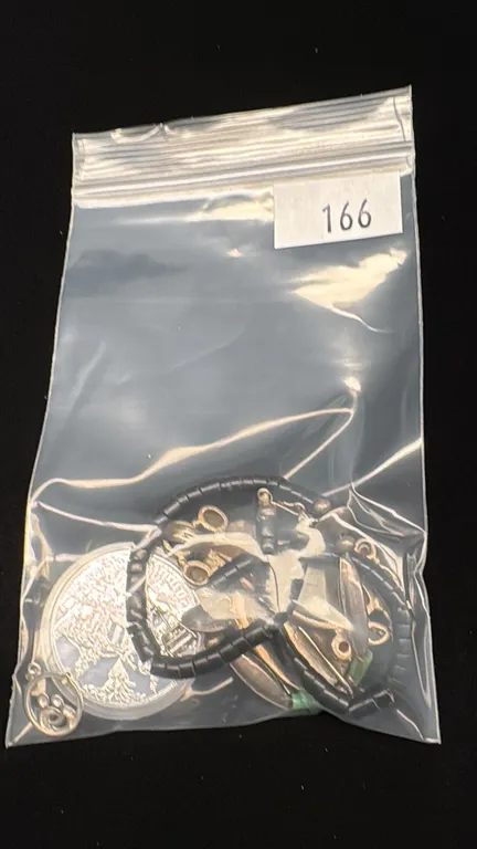 MISC JEWELRY (1G GOLD & 28.8G SILVER CONTENT + 2002 CANADA SILVER DOLLAR)