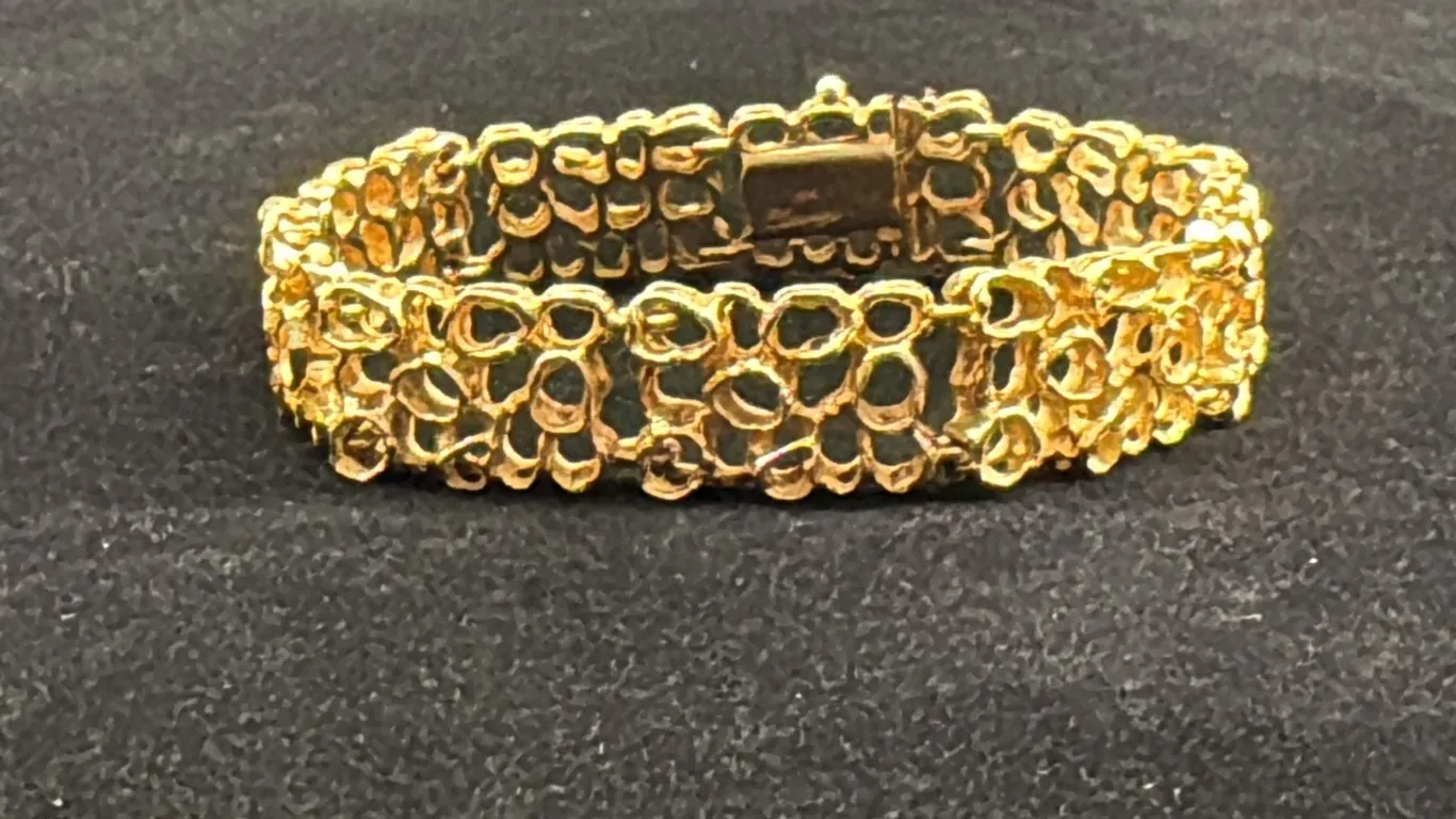 APPROX 14K BRACELET (38G)