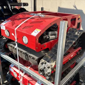 MMS MODEL 800 REMOTE CONTROLLED GAS POWERED LAWN MOWER WITH TRACKS