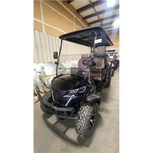 GC42S 6-SEAT ELECTRIC GOLF CART *BLACK* 43KM TOP SPEED, REAR WHEEL DRIVE, 9" MULTIMEDIA SYSTEM,
