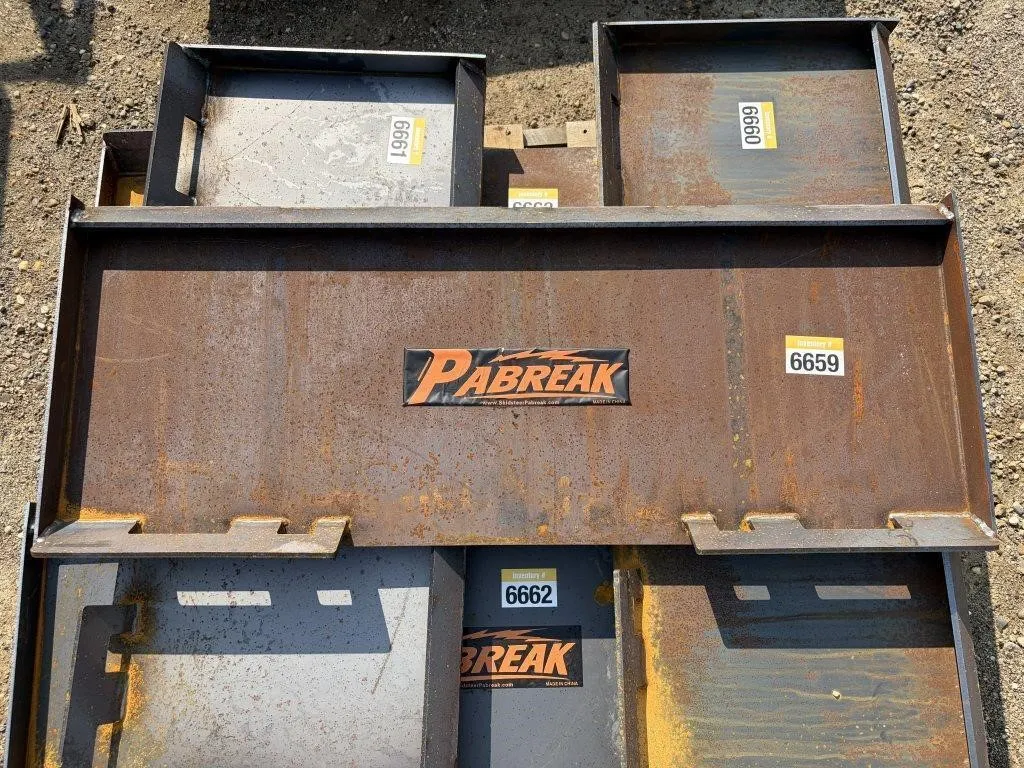 One 2026 Pabreak Skid Steer Quick Attach Plate