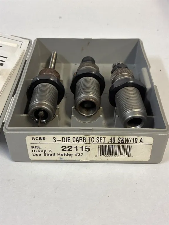 RCBS .40 S&W reloading dies