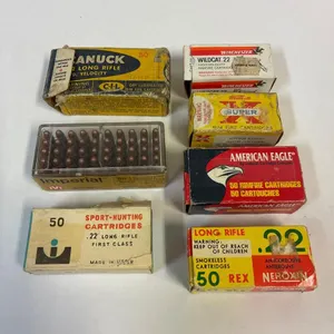 22 LR assorted. Approximately 310 cartridges