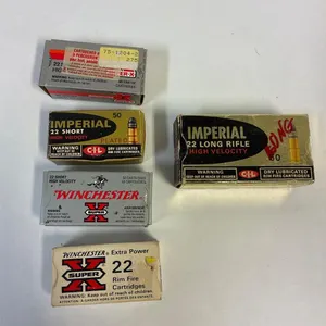 22 cal. 204 short and 36 LR  cartridges